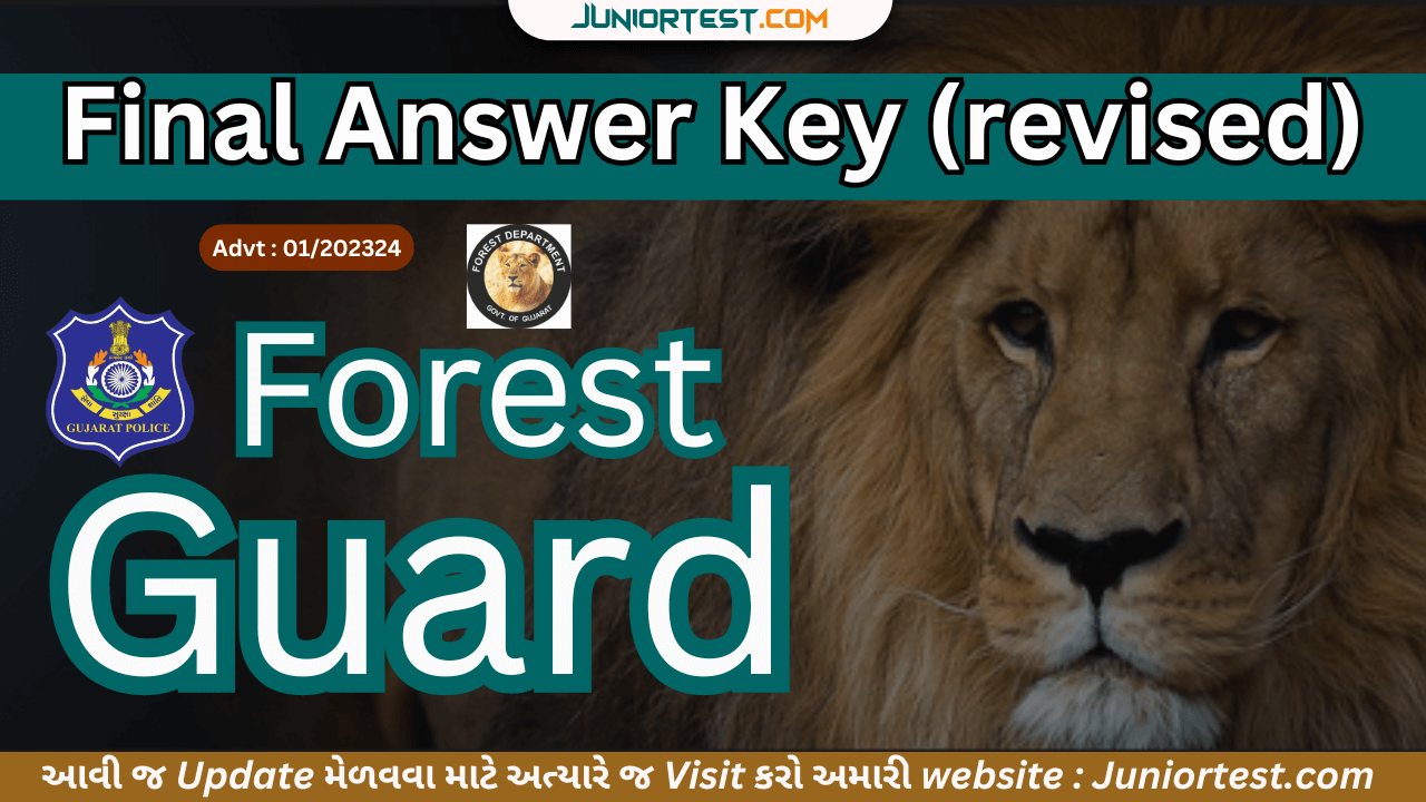 Forest Guard Final Answer Key