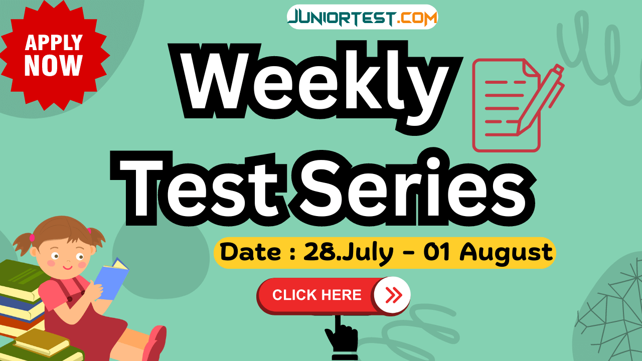 Weekly Test Serice| સ્વ:મુલ્યાંકન | Dt. 28/07/2024 to 03/08/2024