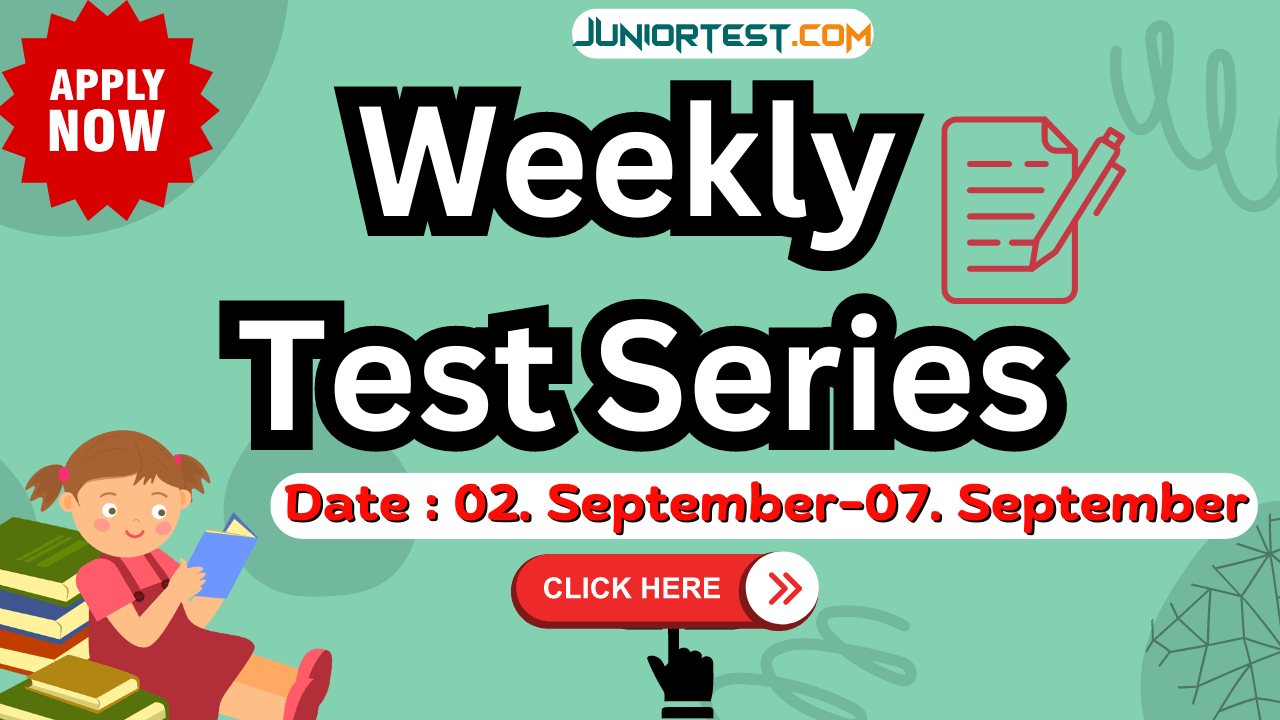 Weekly Test Serice| સ્વ:મુલ્યાંકન | Dt. 02/09/2024 to 07/09/2024