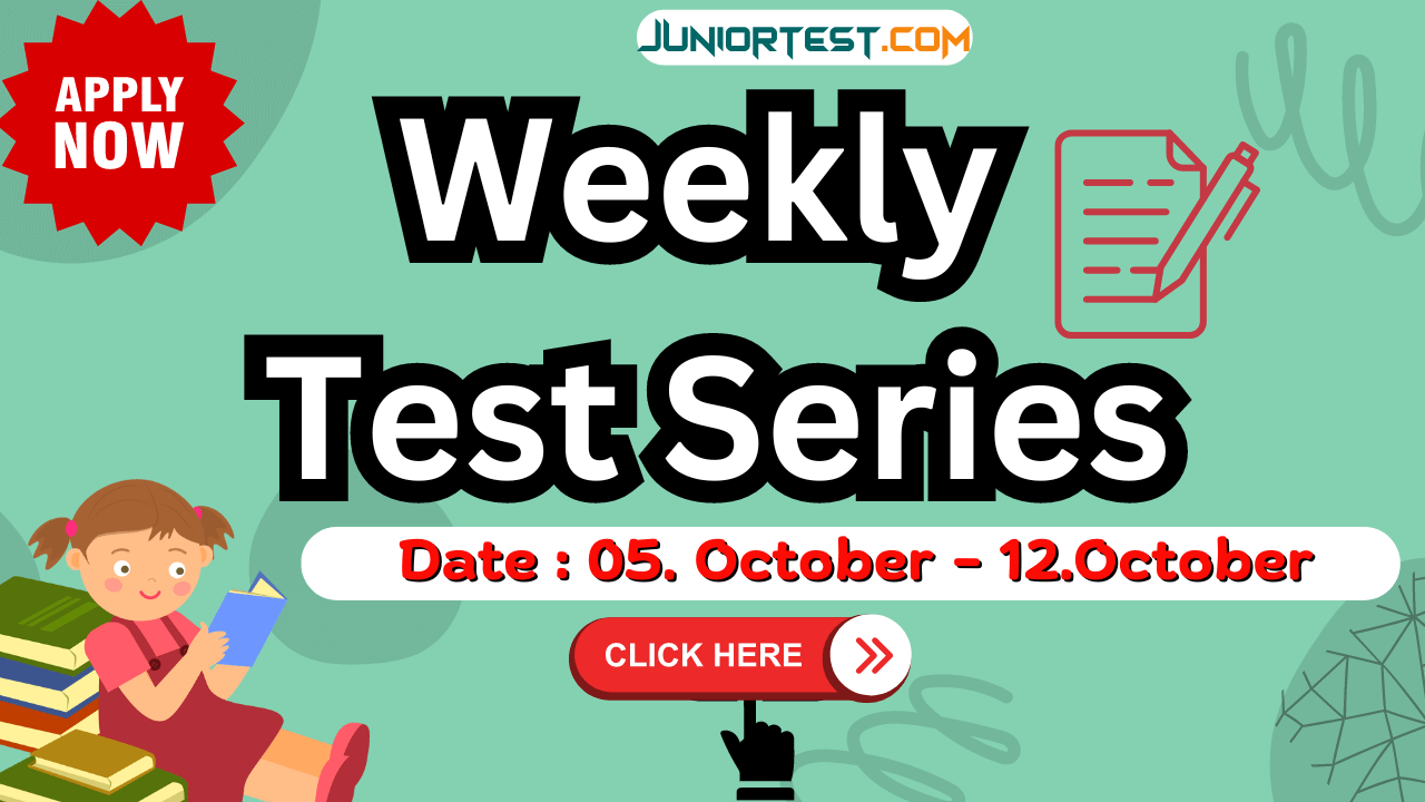 Weekly Test Serice| સ્વ:મુલ્યાંકન | Dt. 07/10/2024 to 12/10/2024