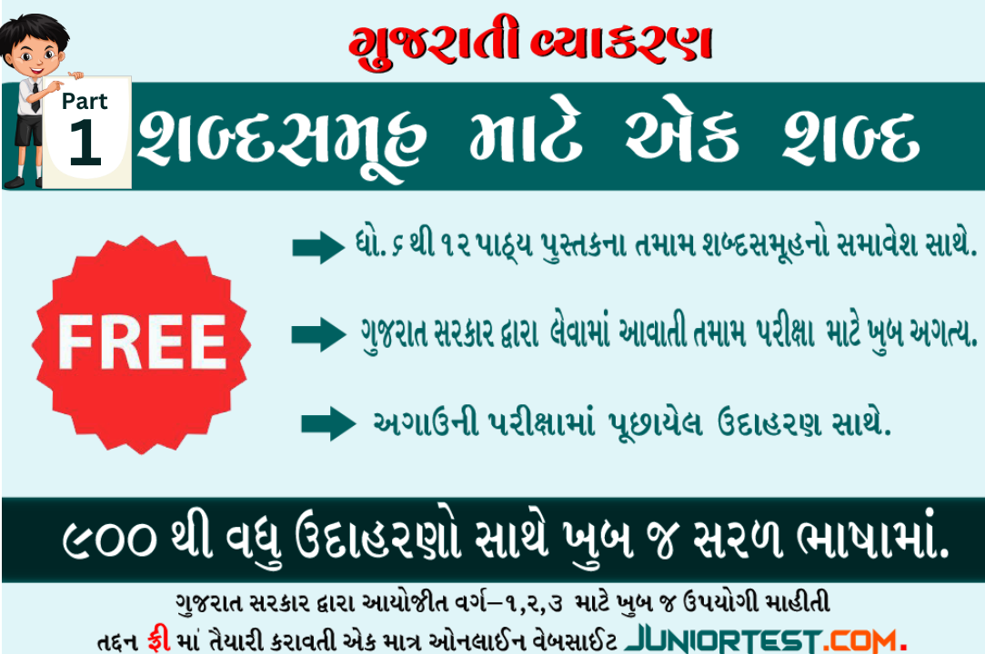 શબ્દસમૂહ માટે એક શબ્દ- 1