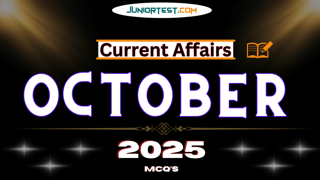 Current Affairs | October- 2025