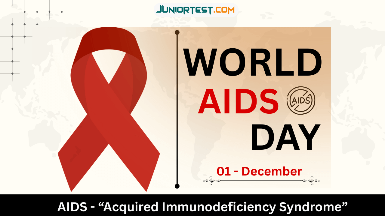 01 ડિસેમ્બર : "વિશ્વ એઇડ્સ દિવસ"