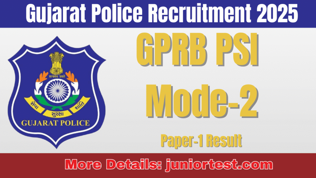 GPRB PSI (Mode-2) Result 2025