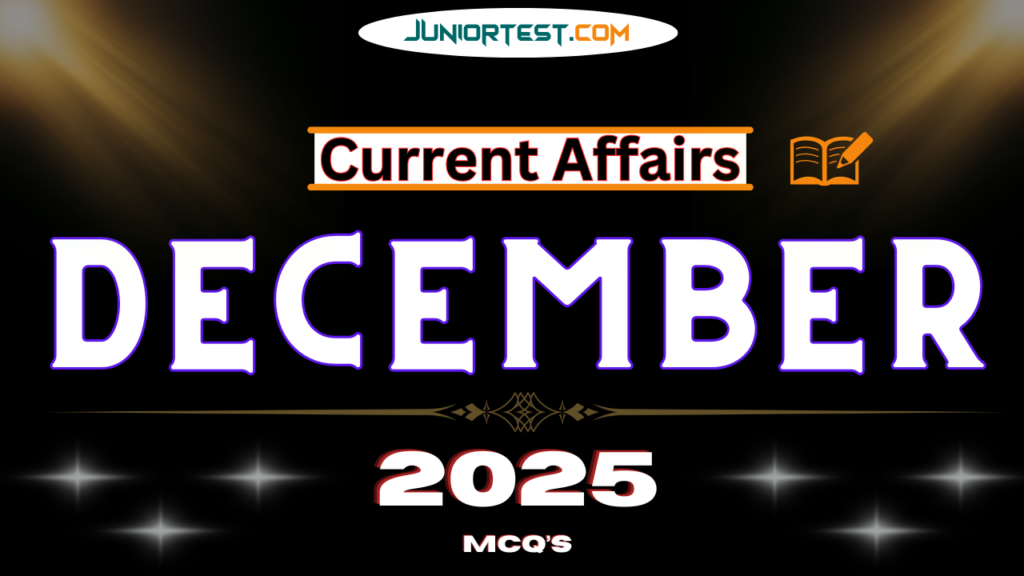 Current Affairs December 2025