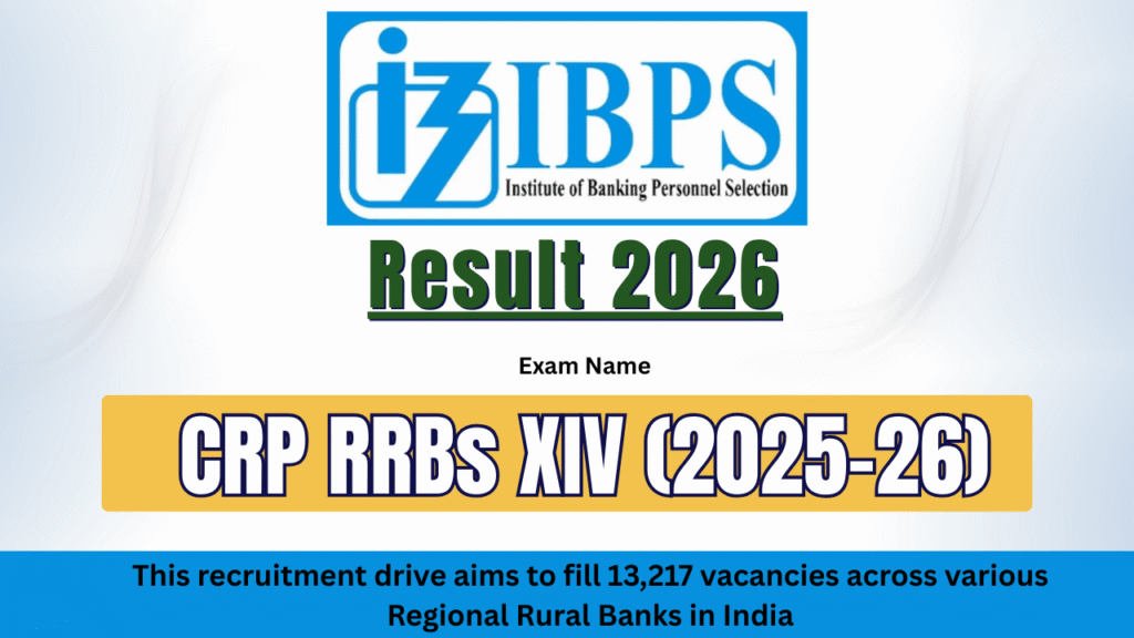 IBPS RRB XIV Result 2026 Out