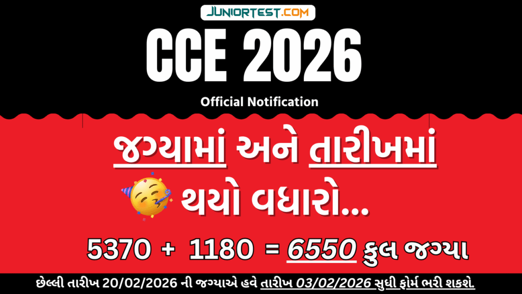 CCE 2026 Notification Update