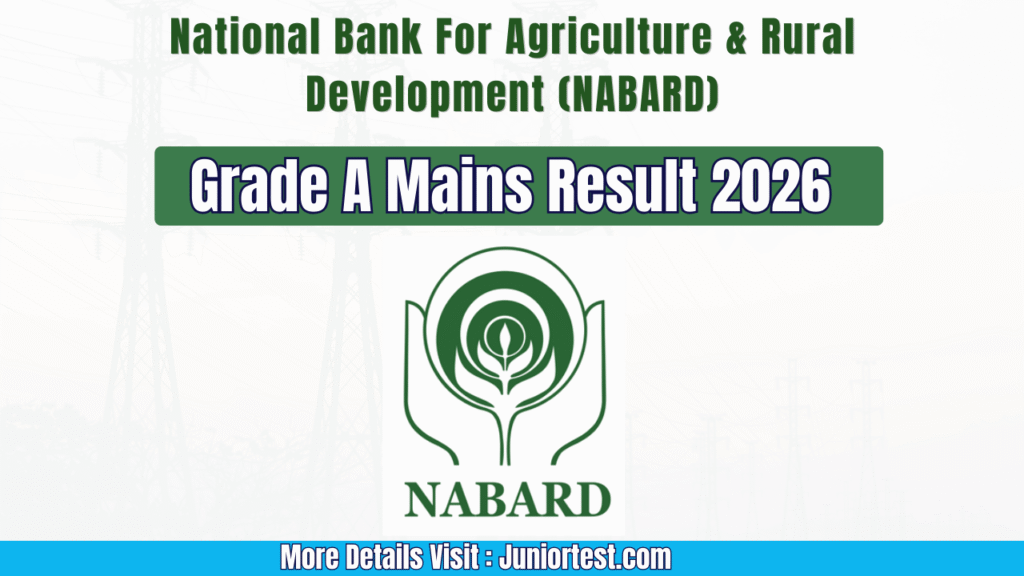 NABARD Grade A Mains Result 2026
