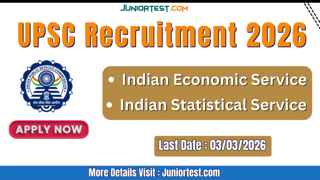 UPSC IES ISS Recruitment 2026