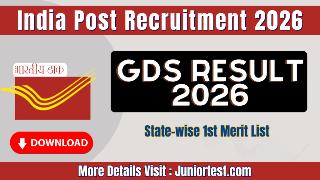 India Post GDS Result 2026