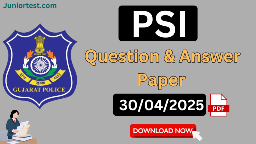 PSI Question Paper 30-4-2025