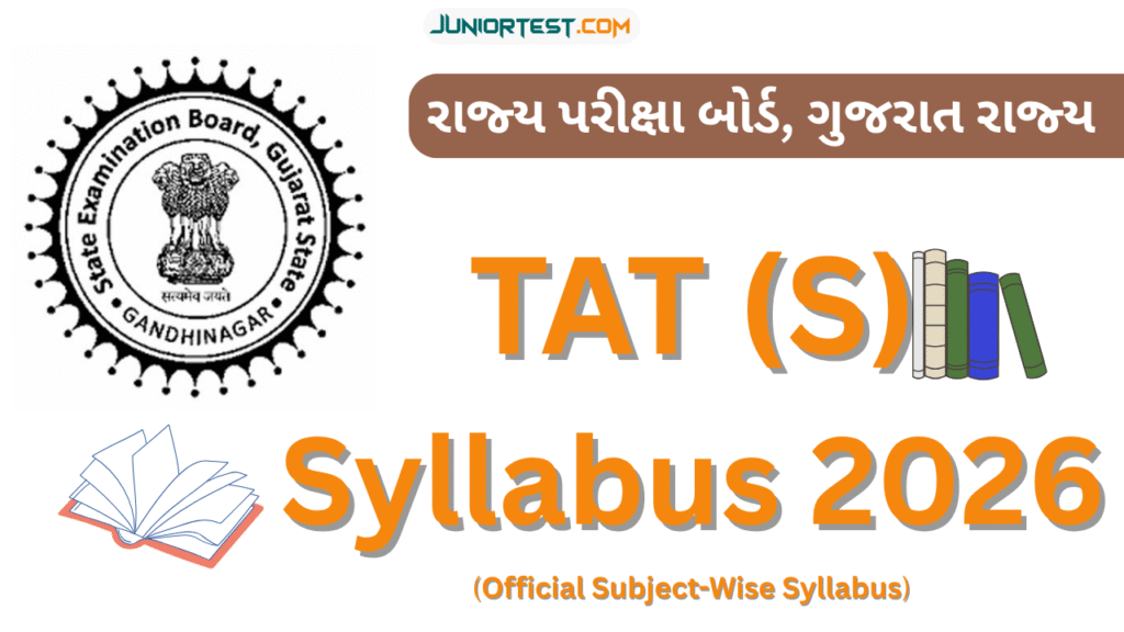 SEB TAT (S) Syllabus 2026