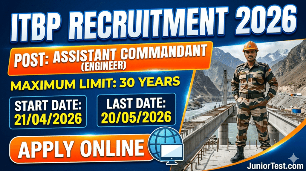 ITBP Recruitment 2026