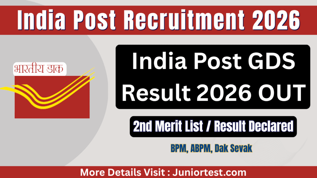 India Post GDS Result 2026