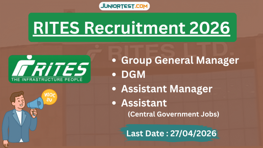 RITES Recruitment 2026