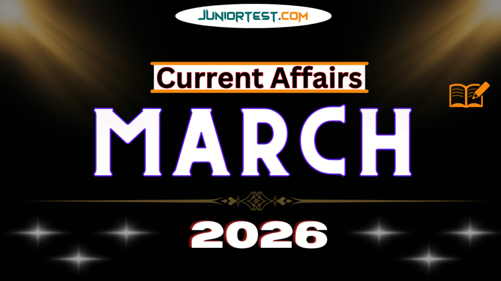 Monthly Current Affairs March 2026