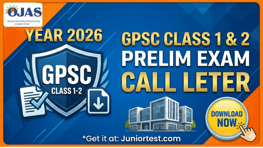 GPSC Call Letter 2026