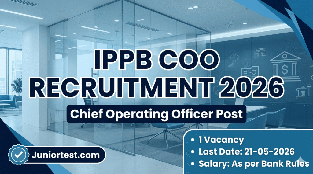 IPPB COO Recruitment 2026