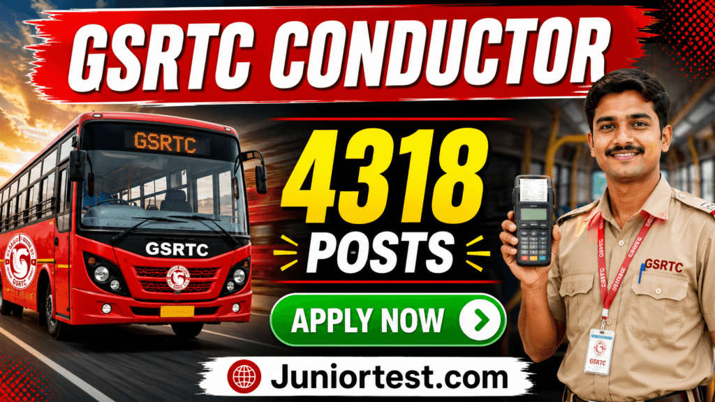 GSRTC Conductor Recruitment 2026