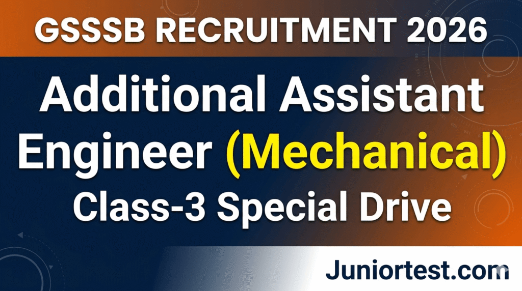 GSSSB AAE Recruitment 2026