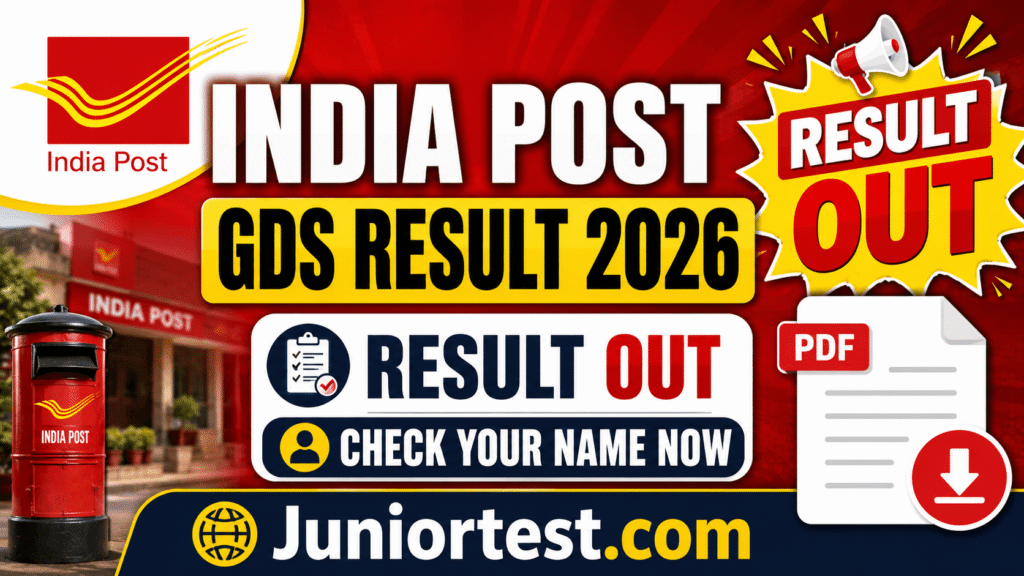 India Post GDS Result 2026