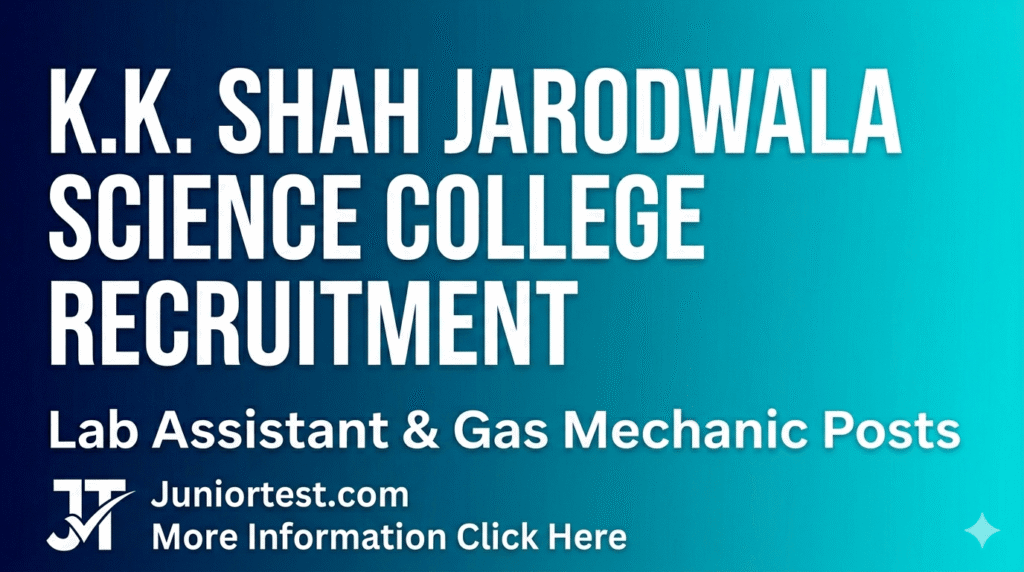 Science College Recruitment 2026