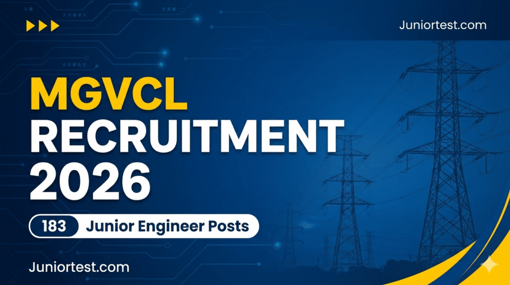 MGVCL Vidyut Sahayak Recruitment 2026