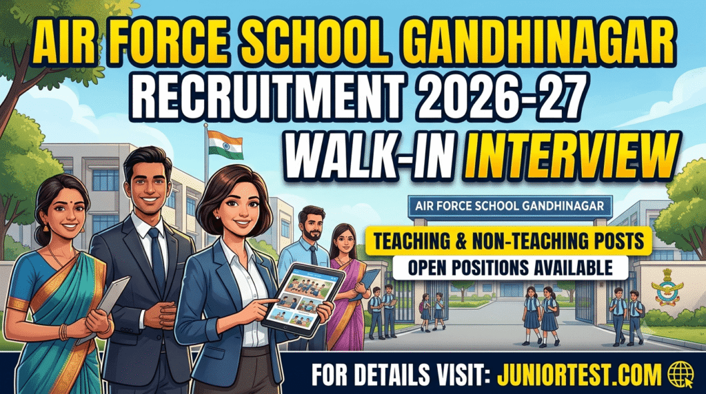 Air Force School Gandhinagar Recruitment