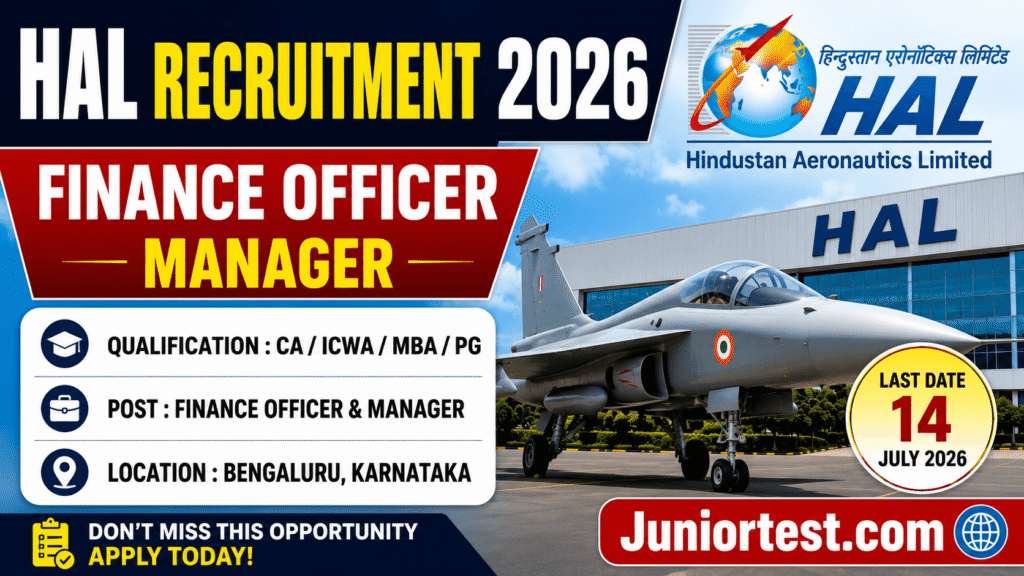 HAL Recruitment 2026