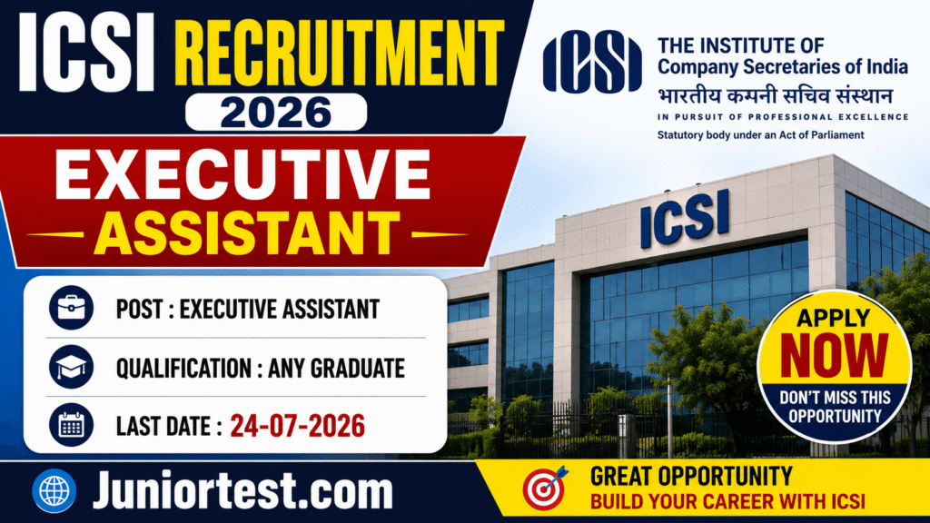 ICSI Executive Assistant Recruitment