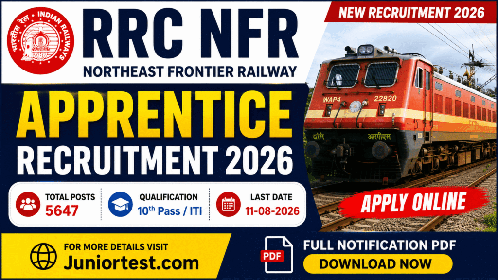 RRC NFR Apprentice Recruitment 2026
