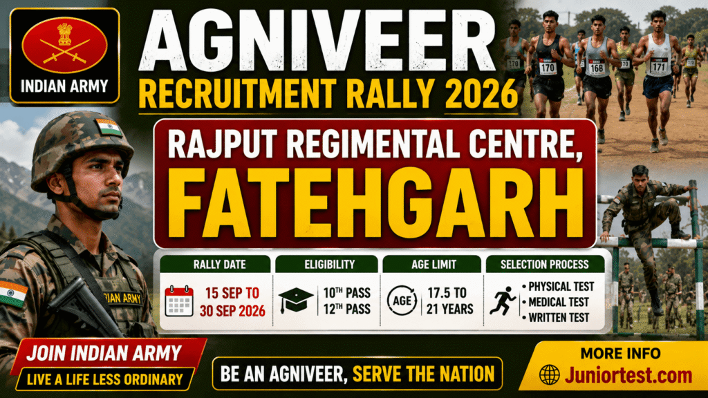Agniveer Recruitment Rally 2026