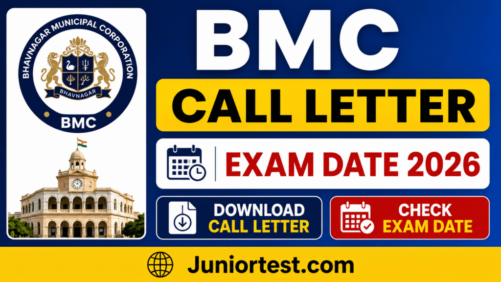 BMC Call Letter & Exam Date 2026