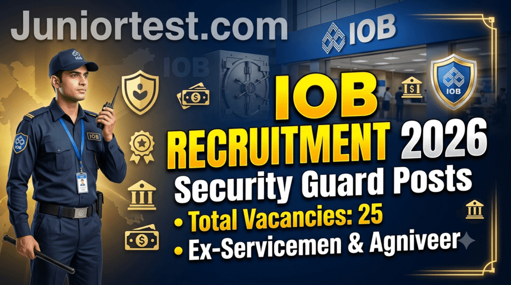 Indian Overseas Bank Security Guard