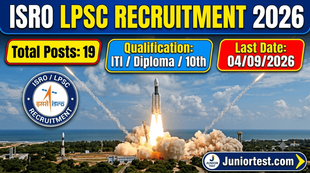 ISRO LPSC Recruitment 2026