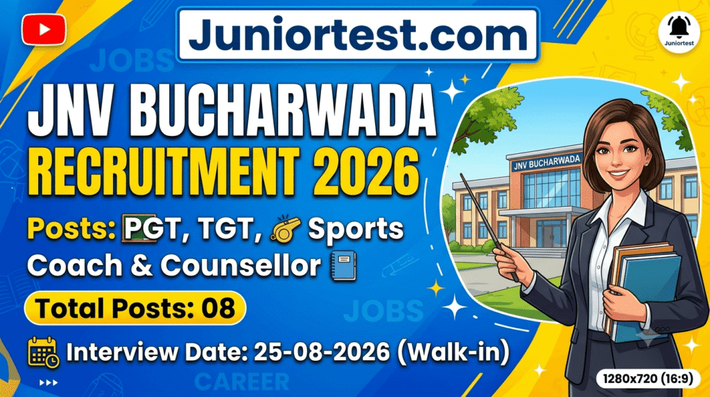 JNV Bucharwada Recruitment 