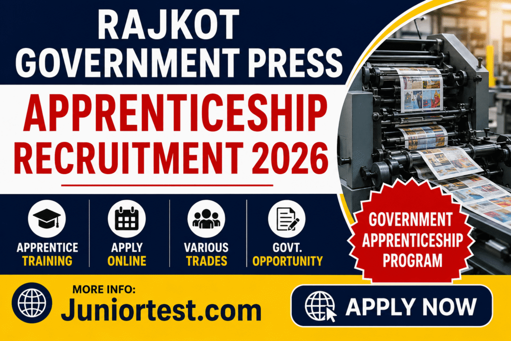 Rajkot Government Press Apprenticeship
