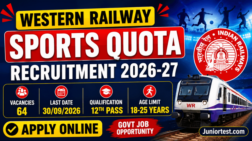 Western Railway Sports Quota