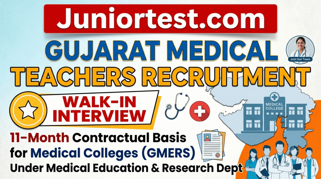 Gujarat Medical Teachers Recruitment