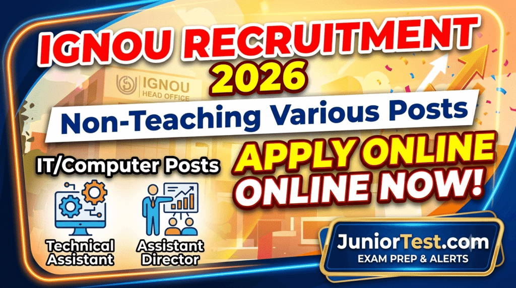 IGNOU Non-Teaching Recruitment 2026