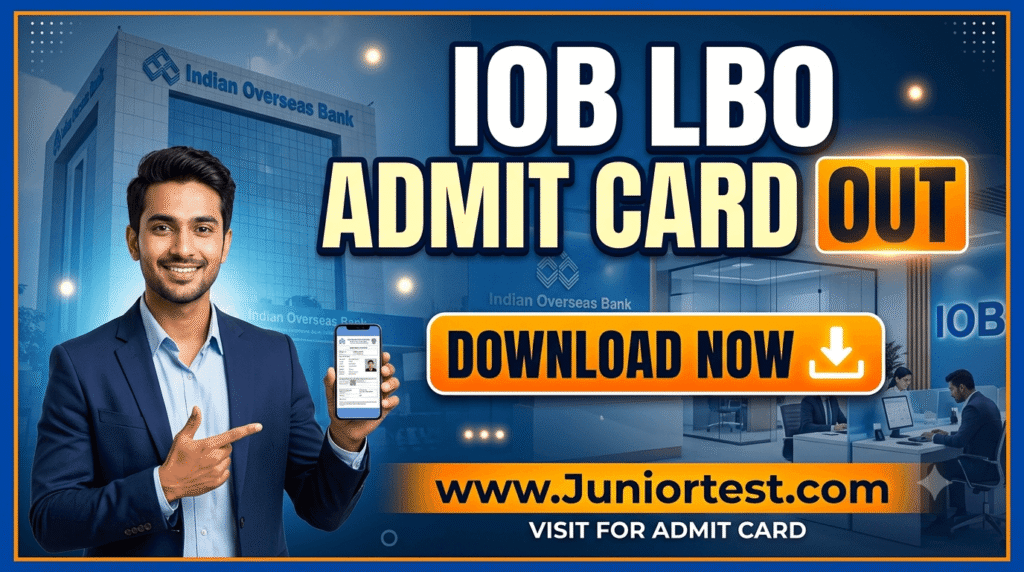 IOB LBO Admit Card 2026