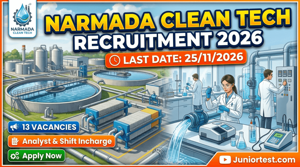 Narmada Clean Tech Recruitment