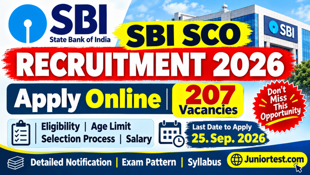 SBI SCO Recruitment