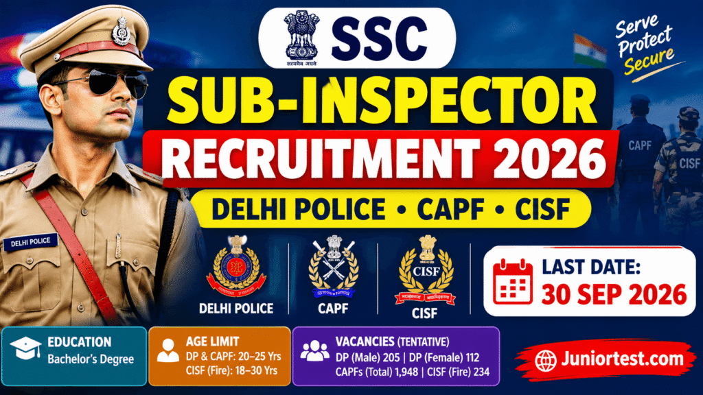 SSC Sub-Inspector in Delhi Police