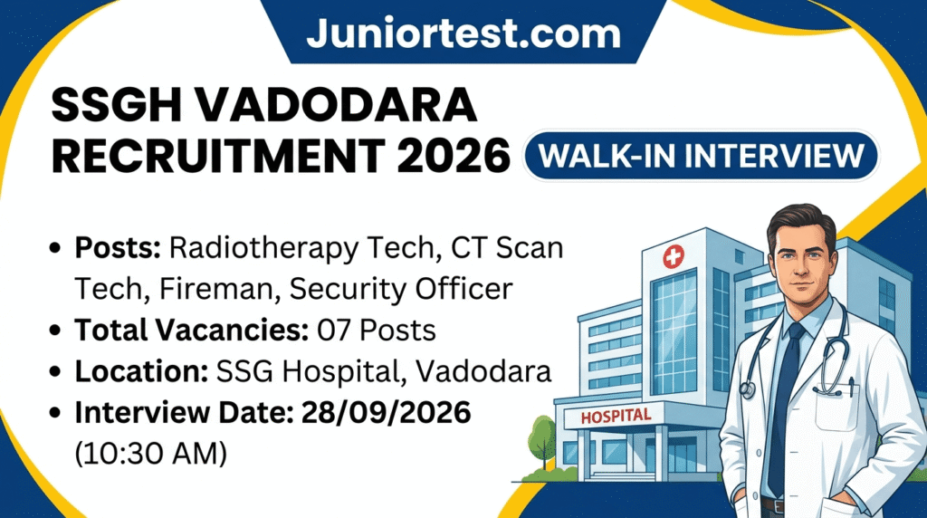 SSGH Walk-in Interview