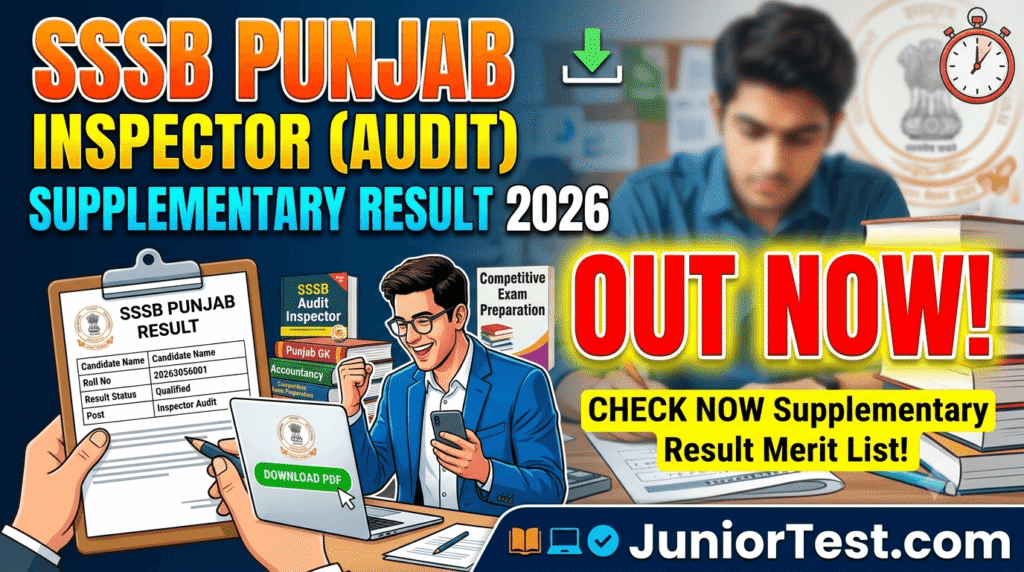 Punjab Inspector Audit Supplementary
