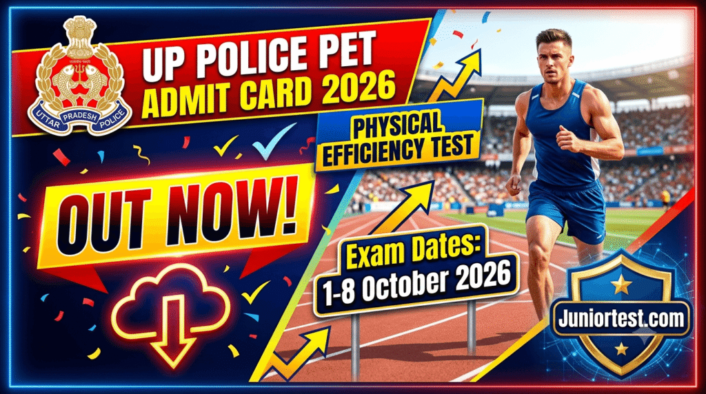UP Police PET Admit Card 2026