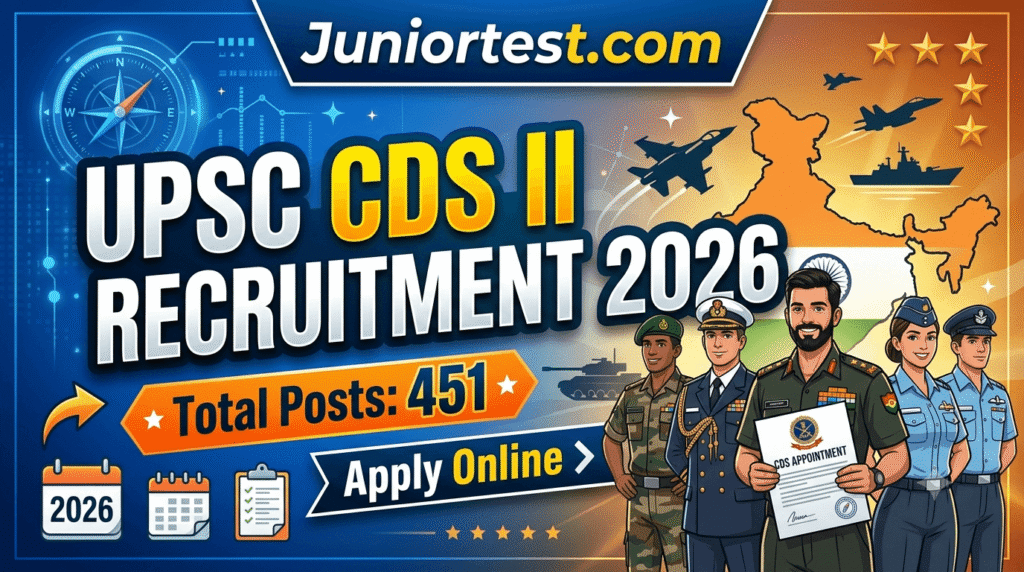UPSC CDS II Recruitment 2026