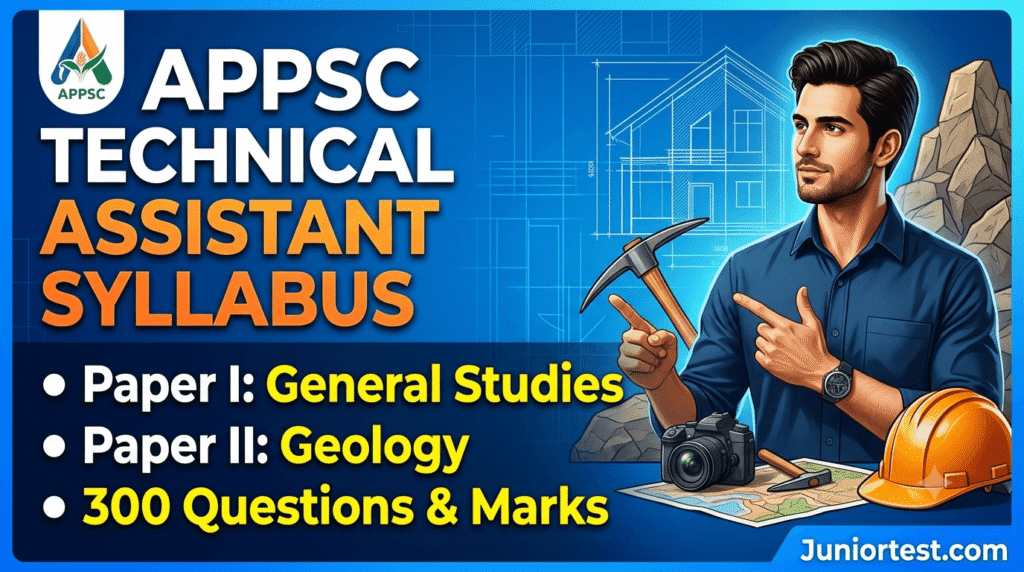 APPSC Technical Assistant Syllabus 2026