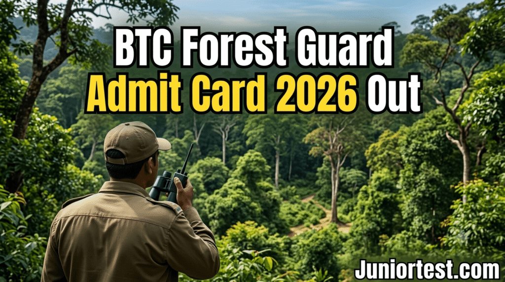BTC Forest Guard Admit Card 2026